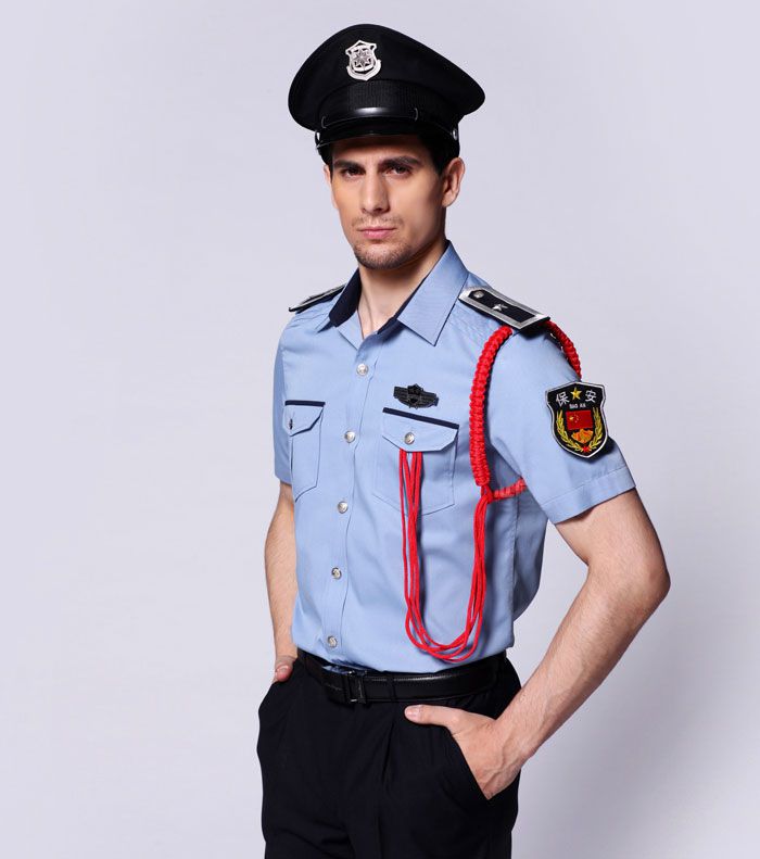 物業保安服襯衫-臂章效果圖